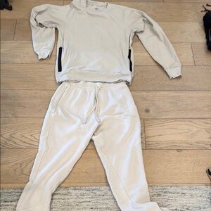 ALO Yoga Cream Cozy Loungewear Set